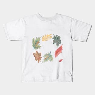 AUTUMN LEAVES Kids T-Shirt